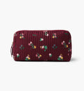 Quilted Large Cosmetic Pouch - Ditsy Dahlia